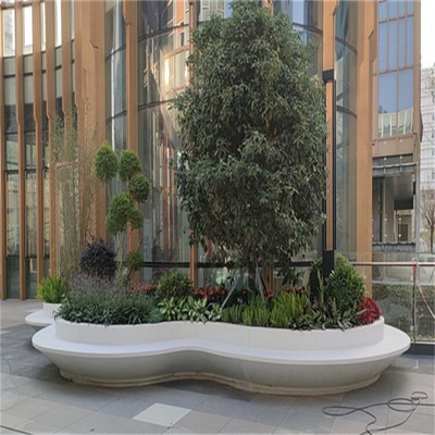 戶外廣場GRC樹池坐凳藝術(shù)景觀坐凳飾紀(jì)上品廣東GRC構(gòu)件