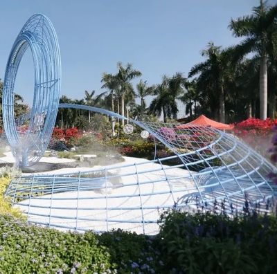 肥宅福利！蓮花山花展人潮堪比春運？VR看展帶你輕松漫步景觀藝術(shù)